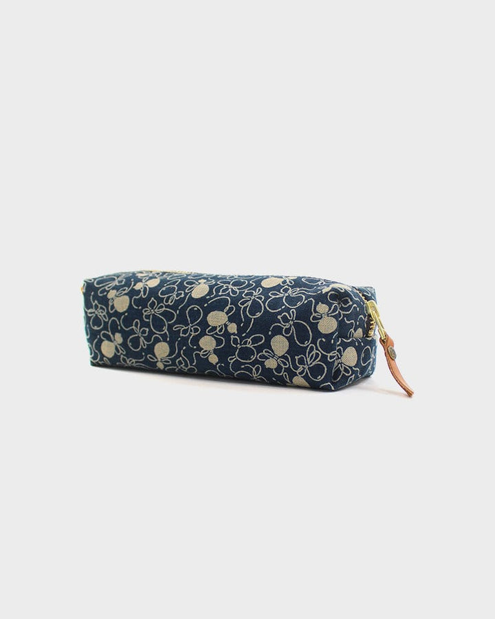 Kiriko Original Pencil Pouch, Indigo Hyotan