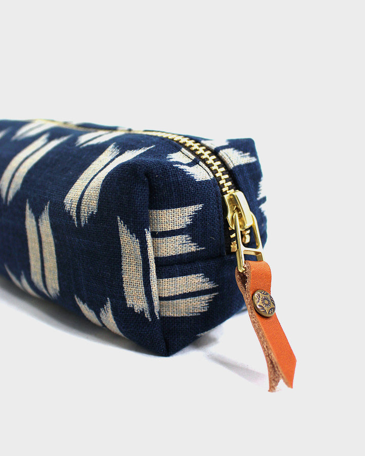 Kiriko Original Pencil Pouch, Indigo Yagasuri