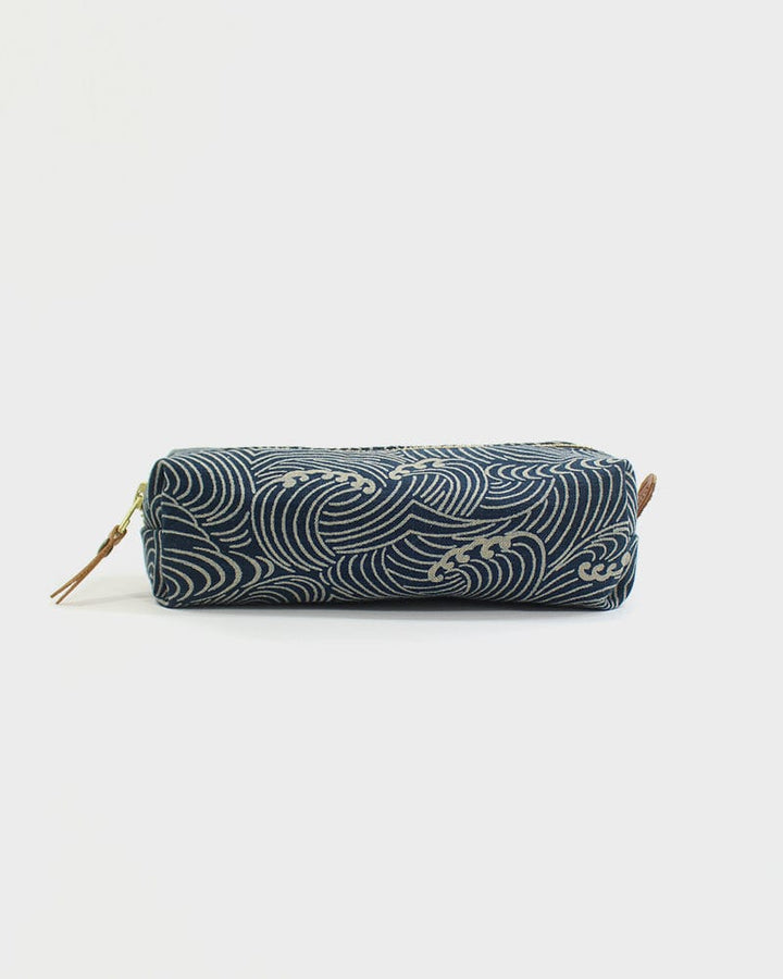 Kiriko Original Pencil Pouch, Indigo Nami