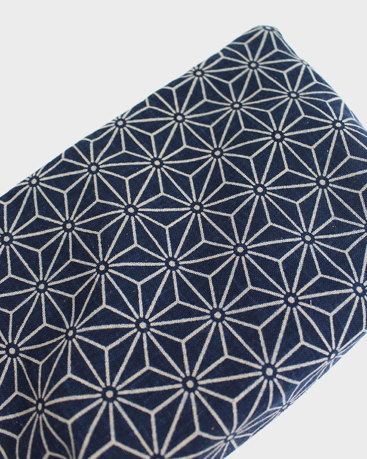 Kiriko Original Stand-Up Pouch, Indigo Asanoha