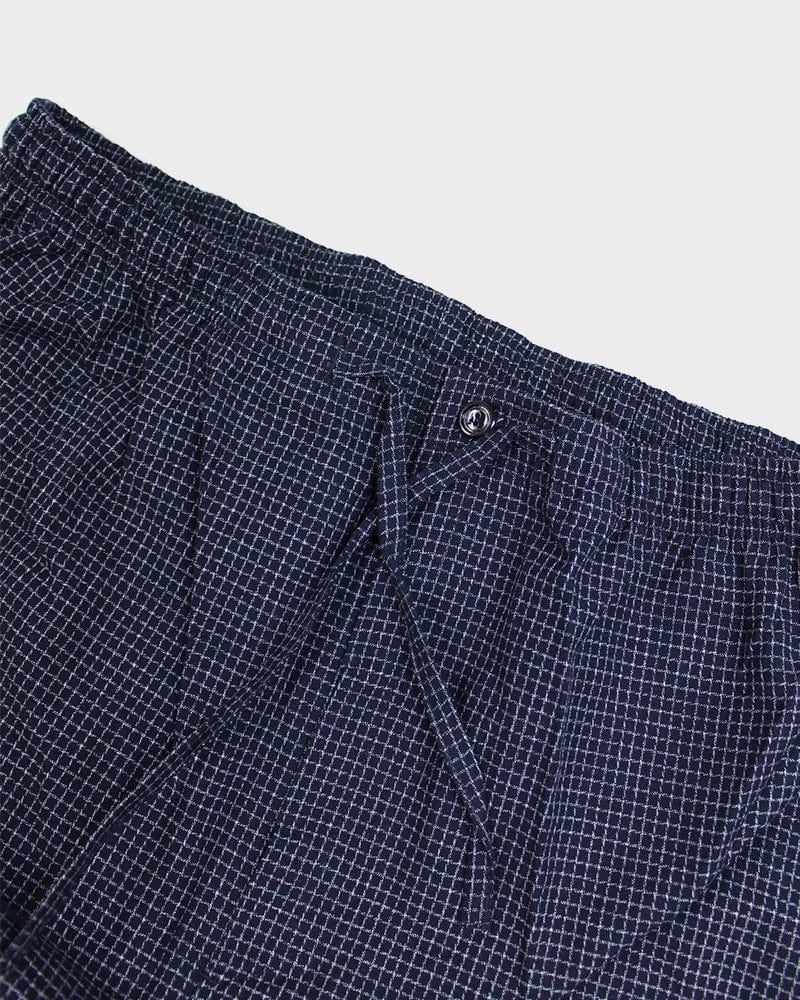 ToK Samue Set, Men's, Indigo Grid – Kiriko Made