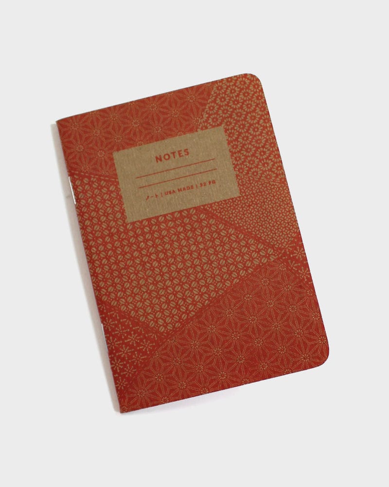 Katazome Pattern Notebook, Set of 3