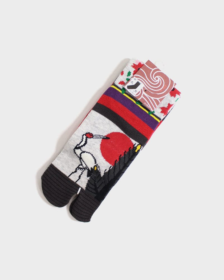 Tabi Socks, Crew, Hanafuda - (M/L)
