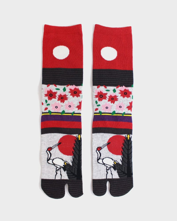 Tabi Socks, Crew, Hanafuda - (M/L)