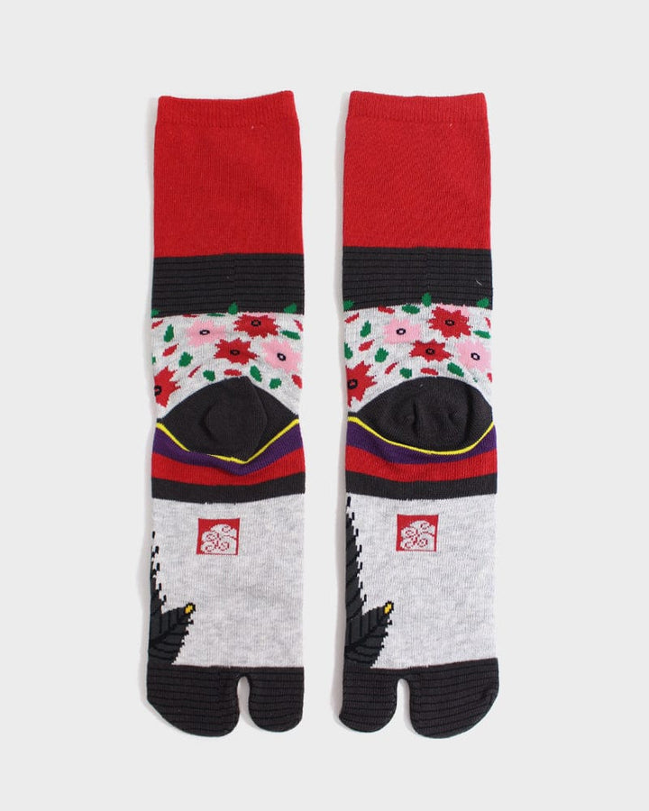 Tabi Socks, Crew, Hanafuda - (M/L)