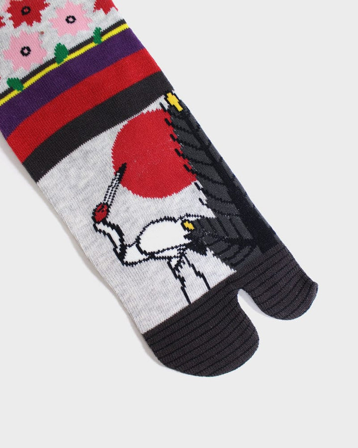 Tabi Socks, Crew, Hanafuda - (M/L)