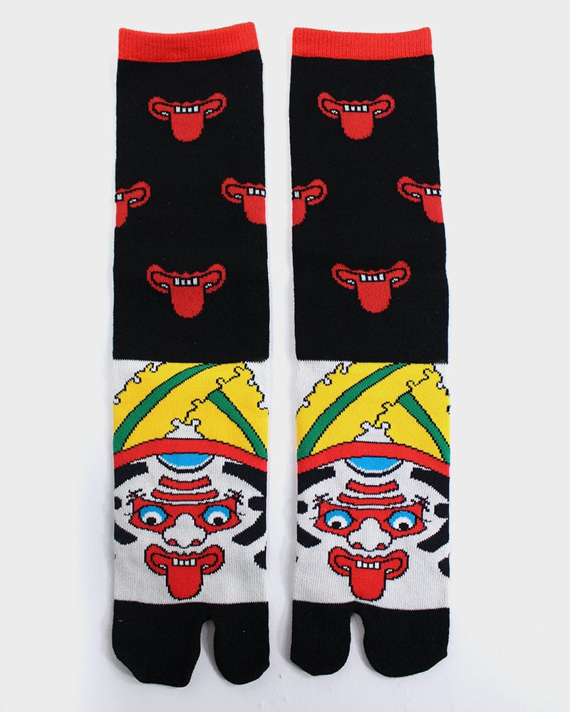 Wa-Modern Tabi Socks, Kabuki (M/L)