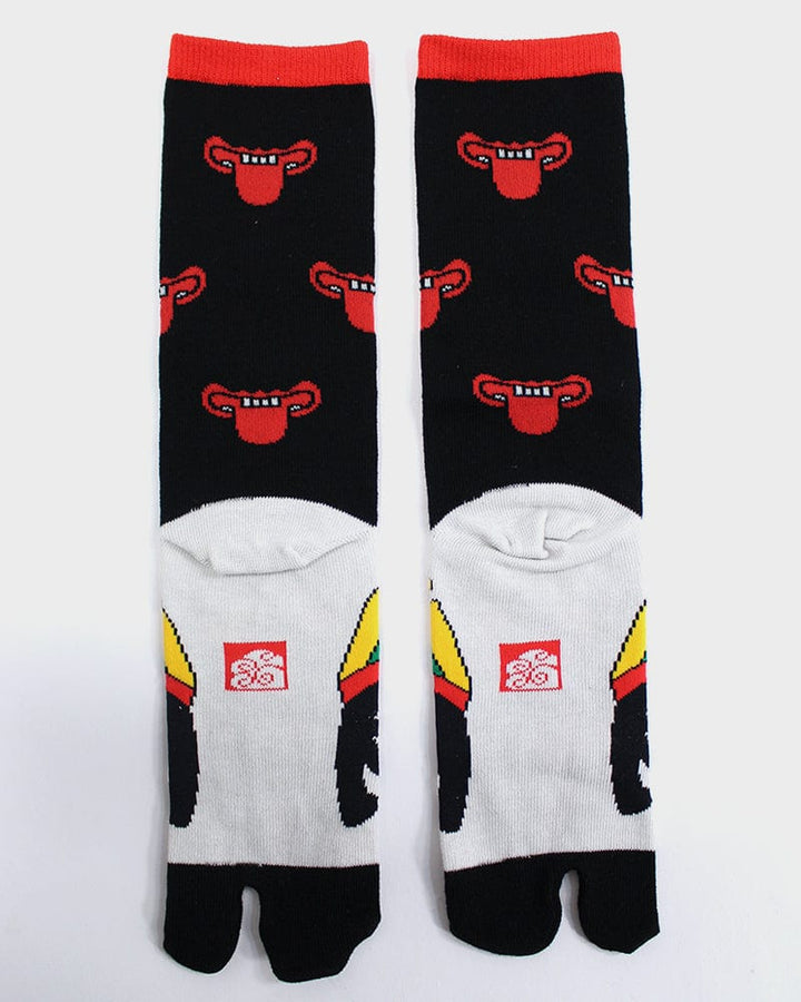 Wa-Modern Tabi Socks, Kabuki (M/L)