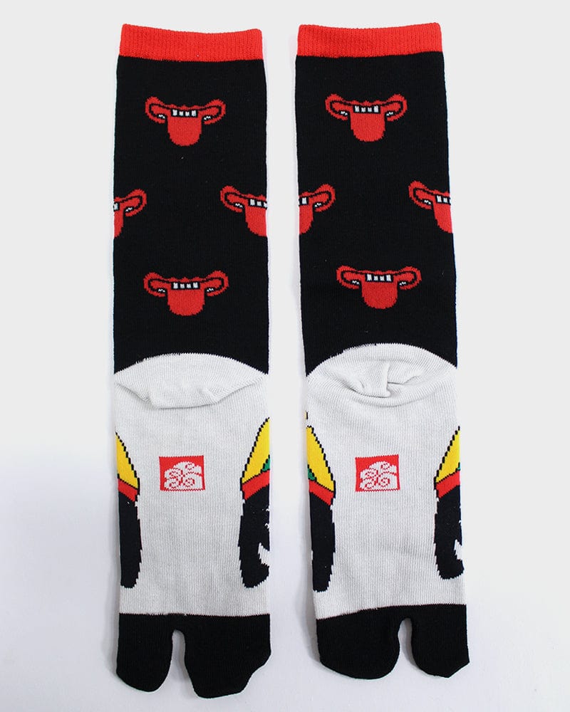 Wa-Modern Tabi Socks, Kabuki (M/L)
