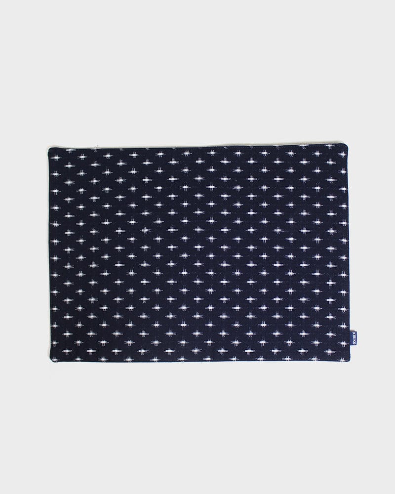 Original Table Mat Kasuri Ori Indigo Jyuji