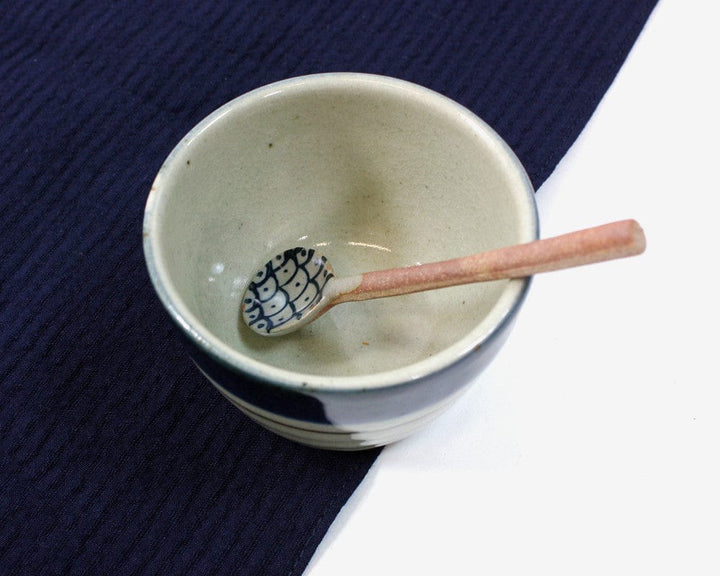 Hand-Painted Spoon, Ichiyama, Tsuchimono, Ami