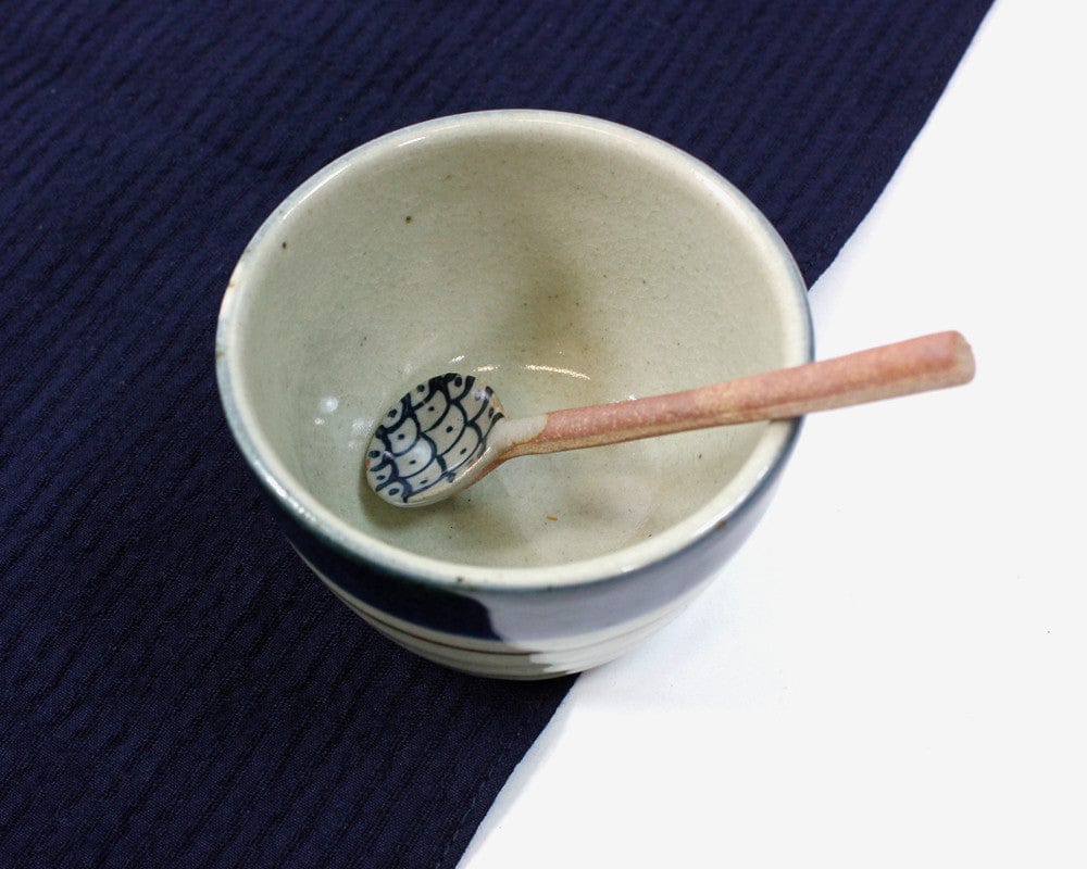 Hand-Painted Spoon, Ichiyama, Tsuchimono, Ami