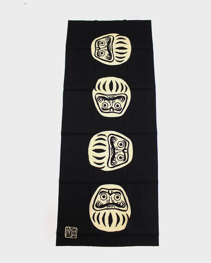 Tenugui, Chusen-Zome, Black Daruma