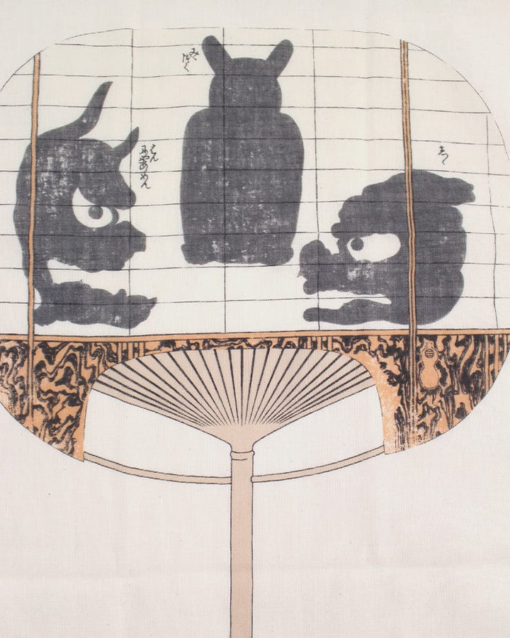 Tenugui, Double Gauze, Utagawa Kuniyoshi - Hannya Shadow