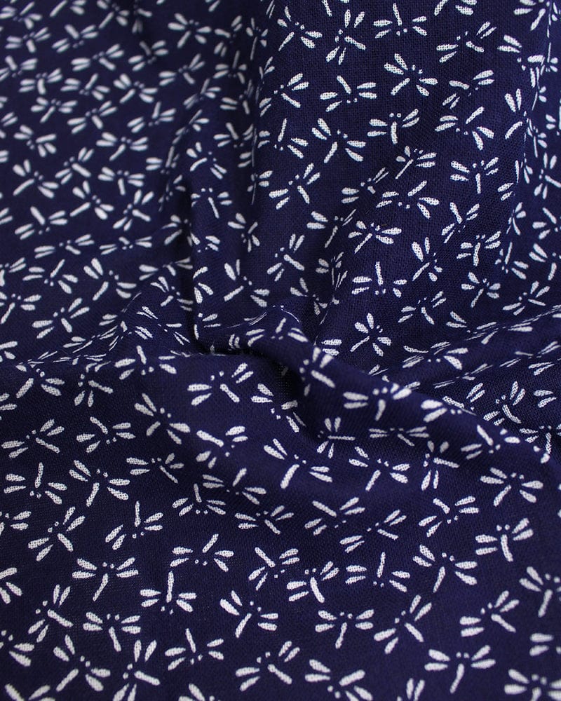 Tenugui, Classic, Komon, Indigo Tonbo