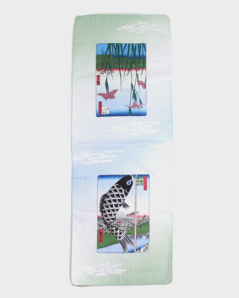 Tenugui, Double Gauze, Utagawa Hiroshige  - Koinobori