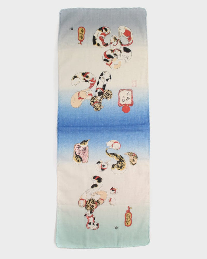 Tenugui, Double Gauze, Utagawa Kuniyoshi - Octopus and Blowfish