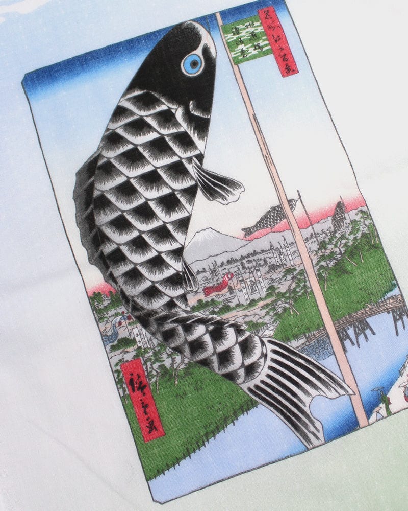 Tenugui, Double Gauze, Utagawa Hiroshige  - Koinobori