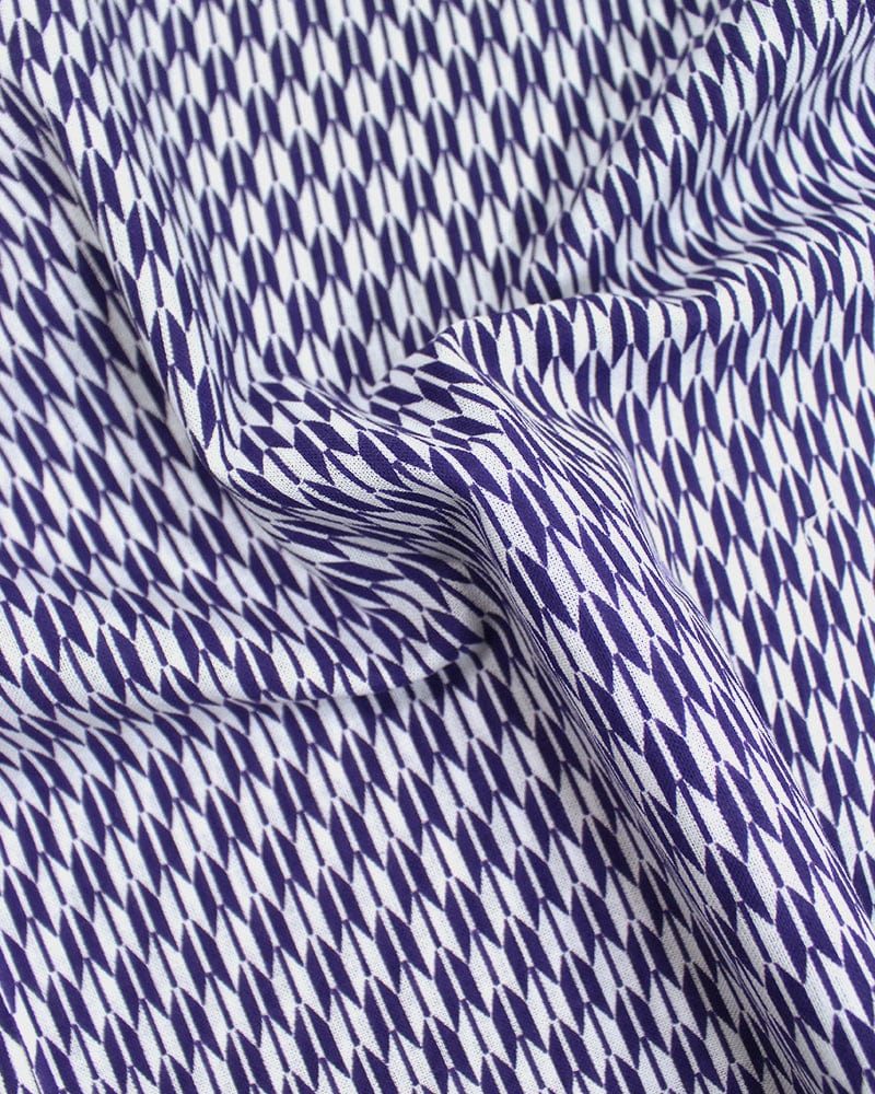 Tenugui, Classic, Komon, Small Purple Yagasuri