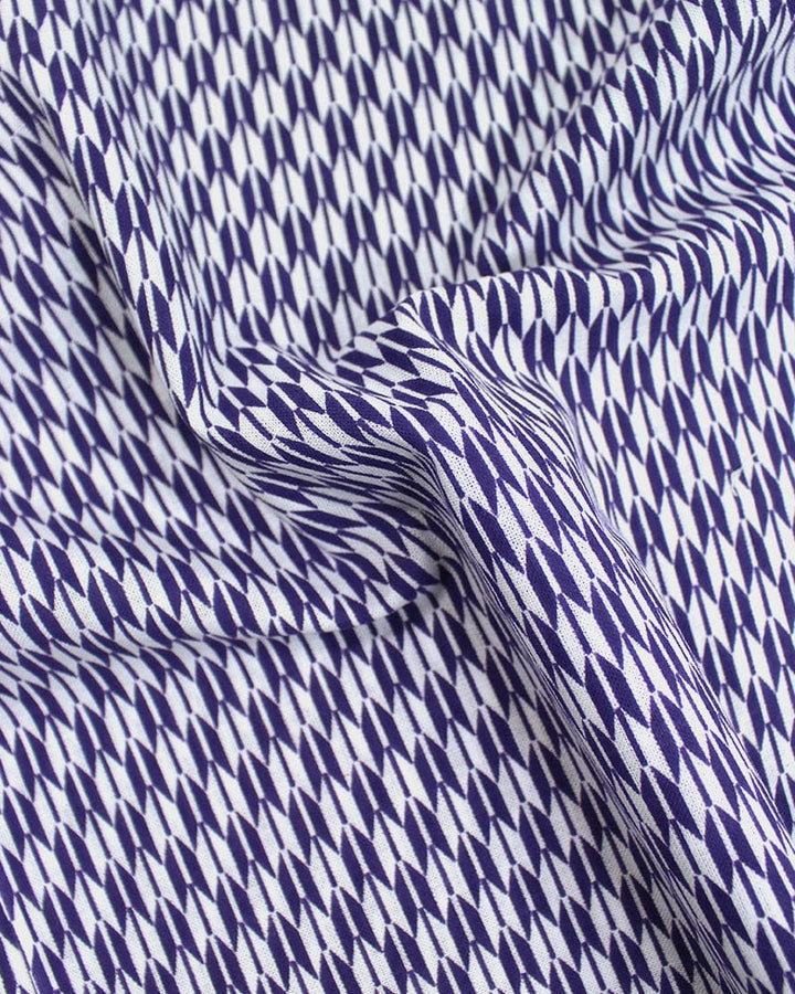Tenugui, Classic, Komon, Small Purple Yagasuri