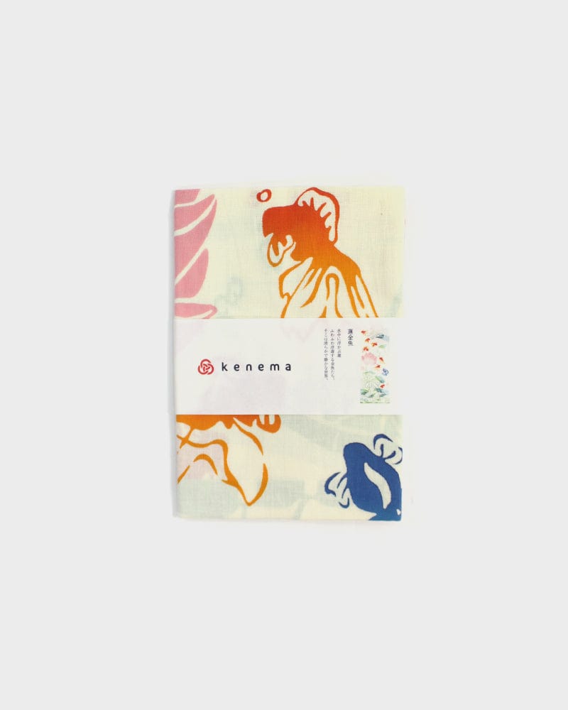 Tenugui, Chusen-Zome, Kingyo &amp; Hasunohana