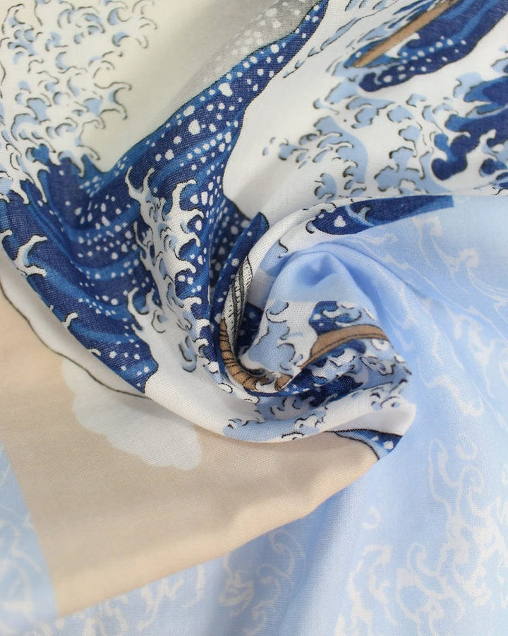 Tenugui, Double Gauze, The Great Wave