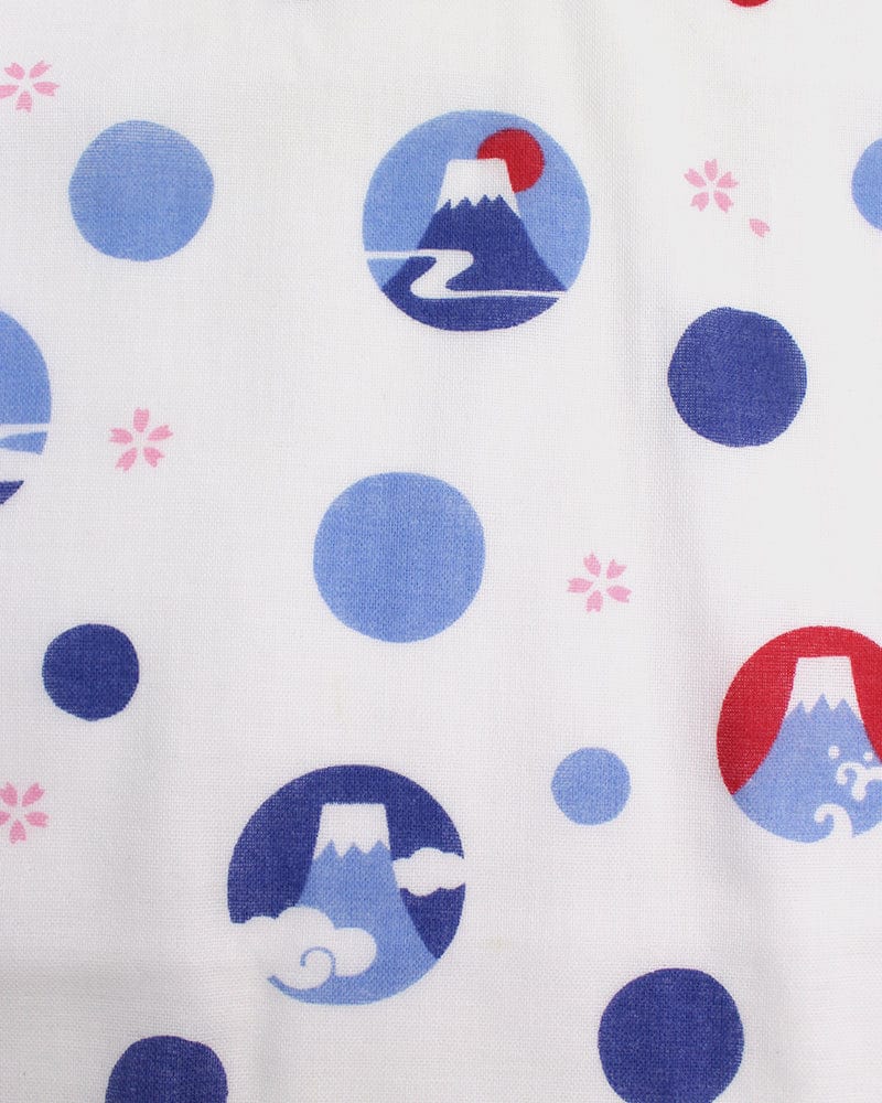 Tenugui, Double Gauze, Fukukoi, Mt. Fuji Circles
