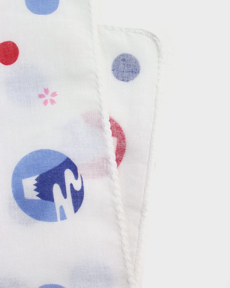 Tenugui, Double Gauze, Fukukoi, Mt. Fuji Circles