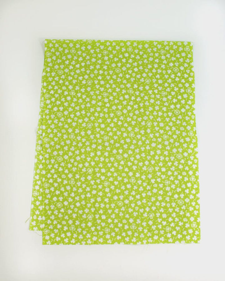 Tenugui, Classic, Komon, Green Clovers