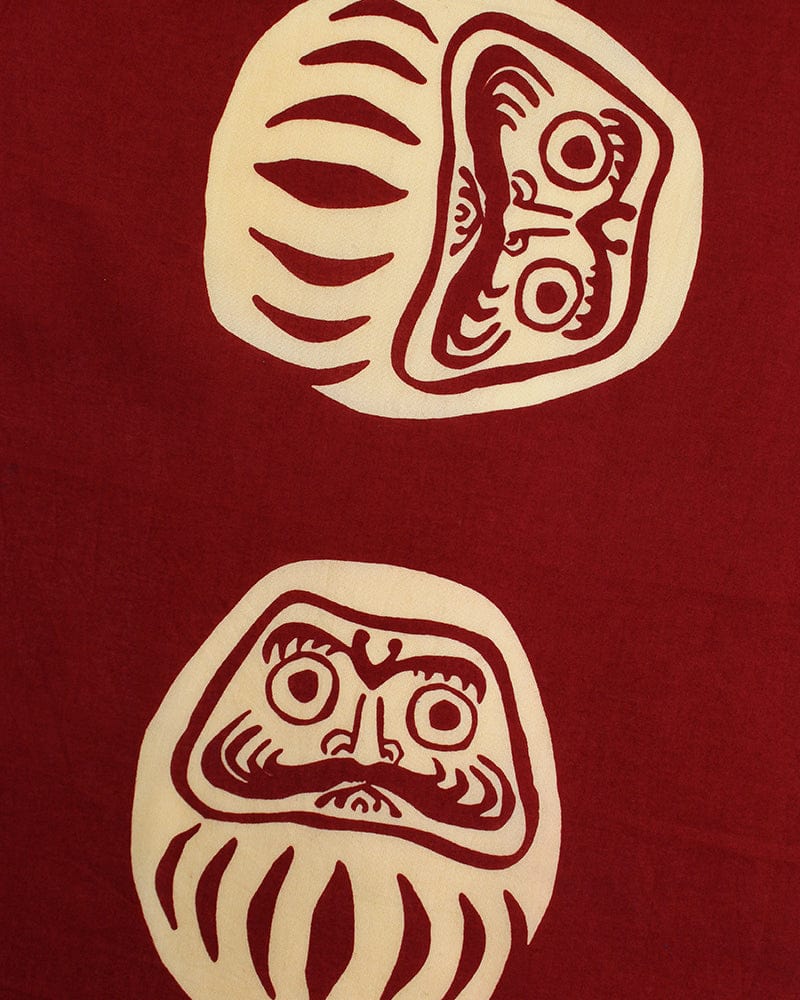 Tenugui, Chusen-Zome, Red Daruma