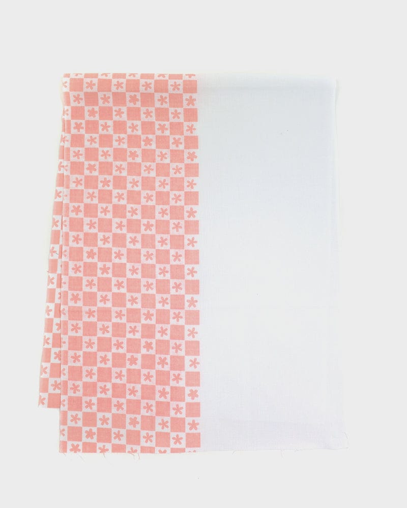 Tenugui, Classic, Komon, Sakura Within Checkers