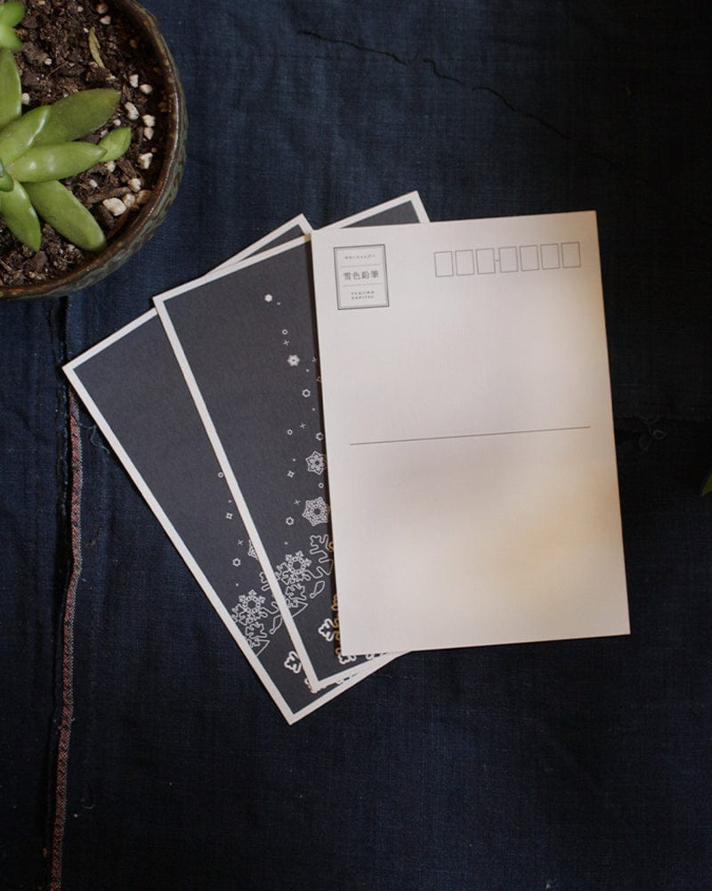 Greeting Cards, Snowflakes Color-In, Black and White
