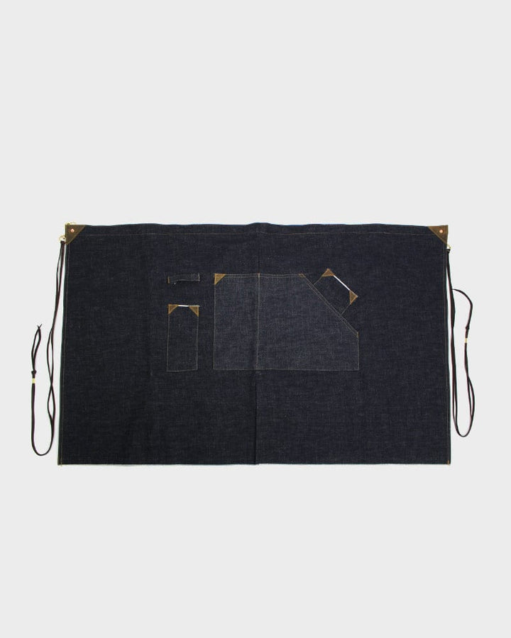 Kokoro Original Work Apron, Waist, Japanese Selvedge Denim, Indigo