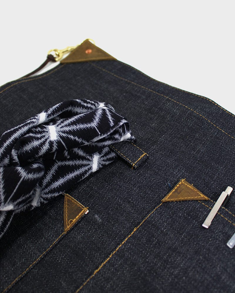 Kokoro Original Work Apron, Waist, Japanese Selvedge Denim, Indigo
