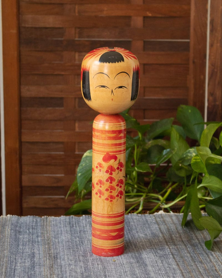 Vintage Handmade Kokeshi (こけし) Doll, 74