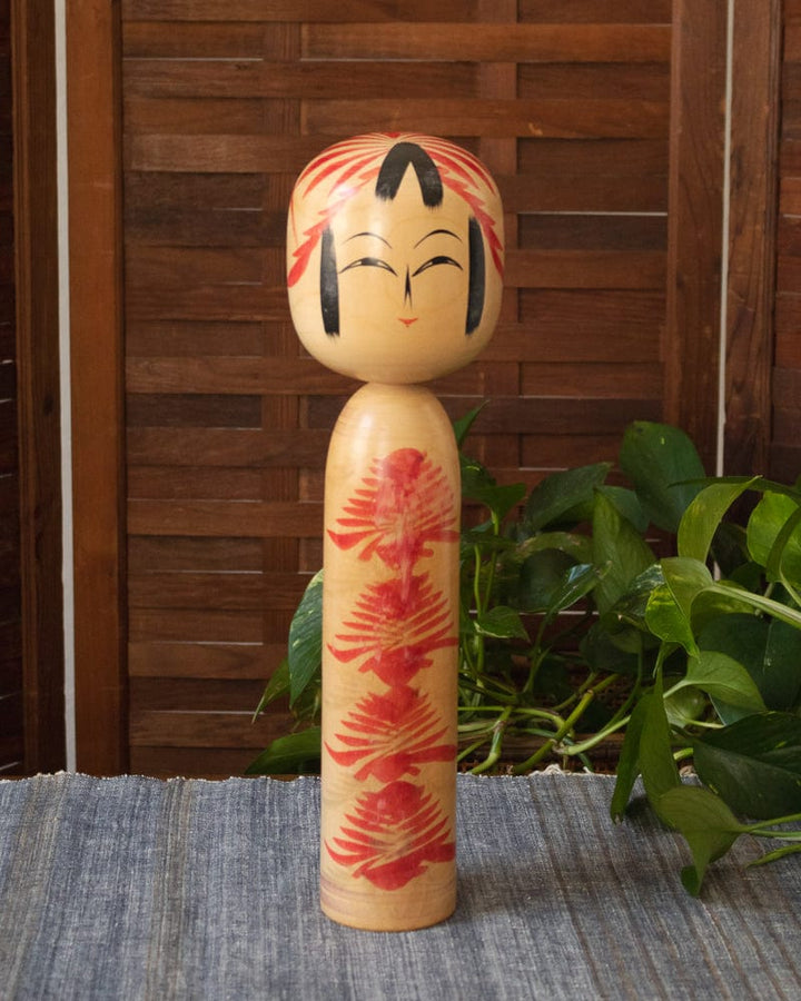 Vintage Handmade Kokeshi (こけし) Doll, 72