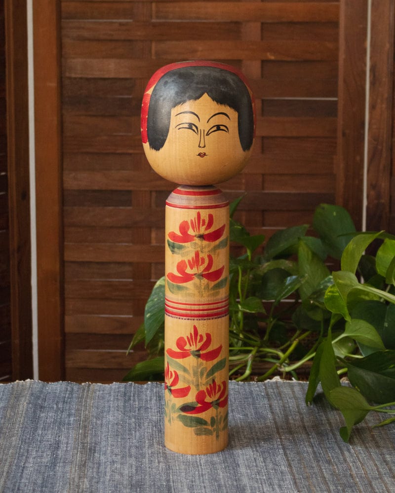 Vintage Handmade Kokeshi (こけし) Doll, 71