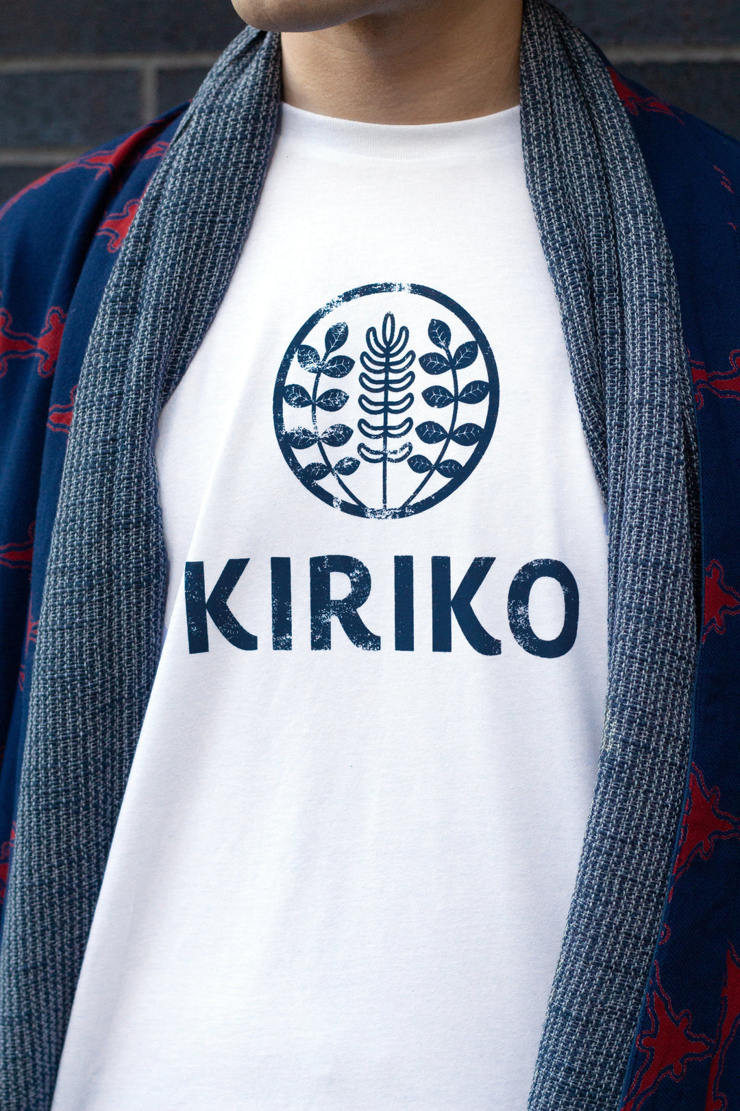 Kiriko Original Tee, 6oz Cotton, Printed Logo, Shiro