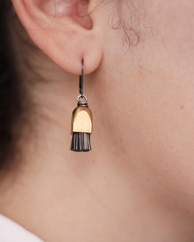 Boet, Earrings, Eno, Grey