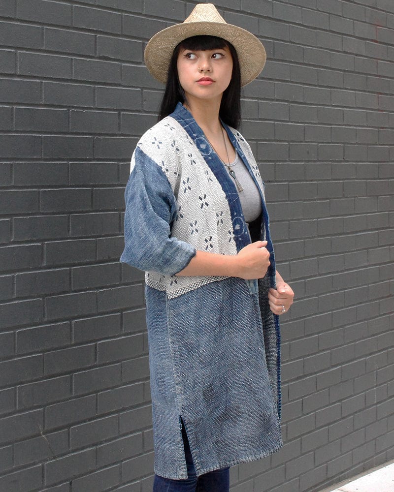 Vintage Noragi Jacket, Boro, Kogin Sashiko and Sakiori