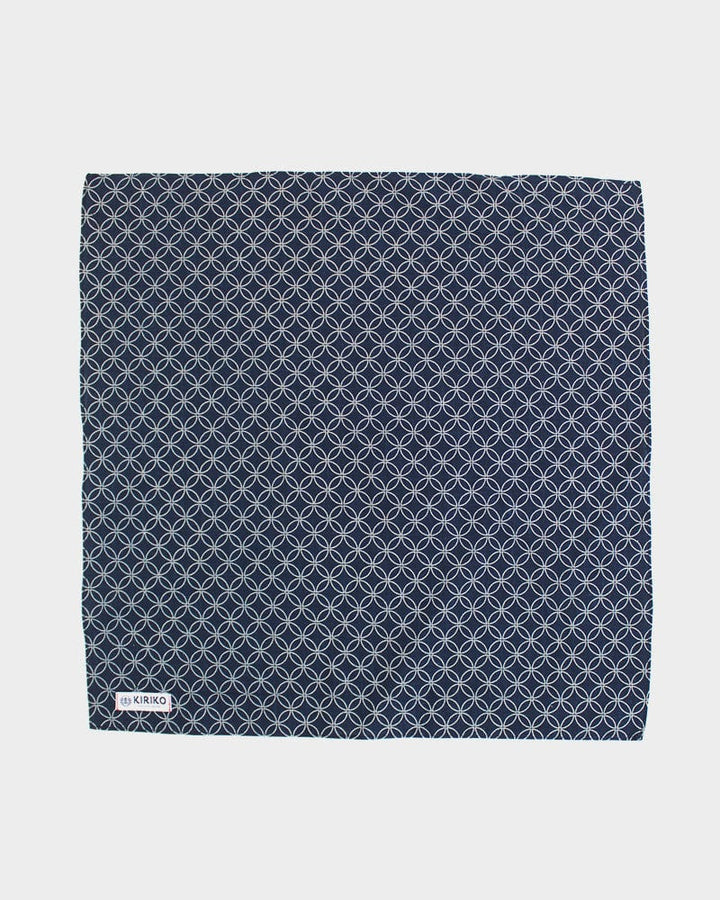 Kiriko Original Bandana, Classic, Indigo Shippou