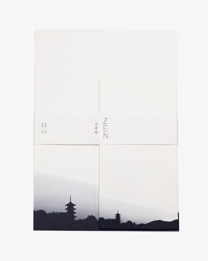 Shogado Letter Set, Zen Series, Pagoda