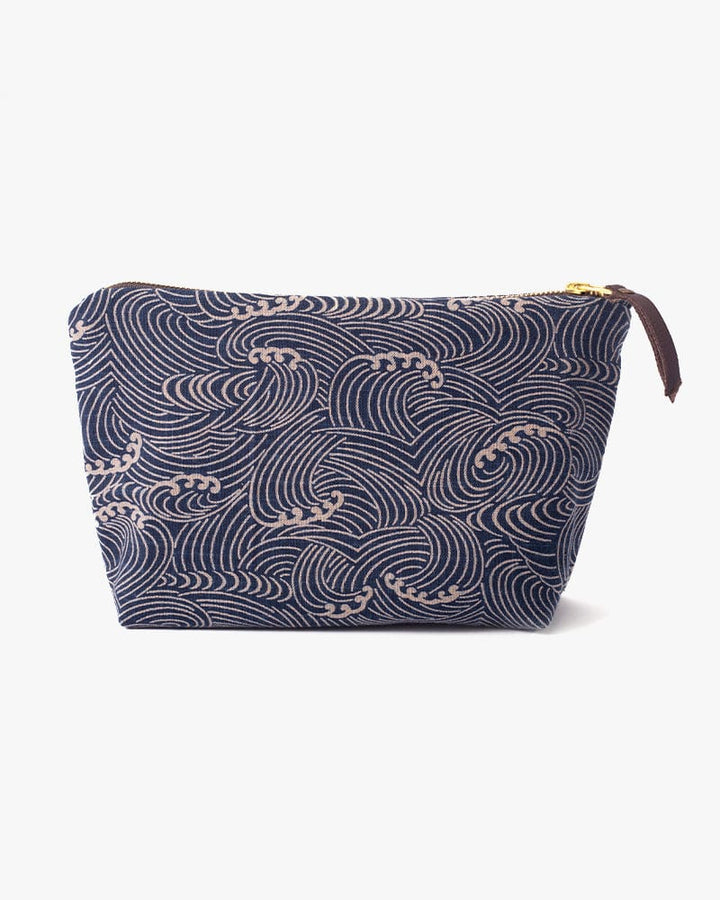 Kiriko Original Stand-Up Pouch, Indigo Nami