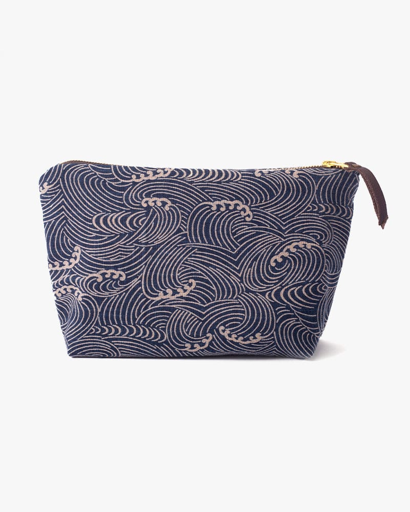 Kiriko Original Stand-Up Pouch, Indigo Nami