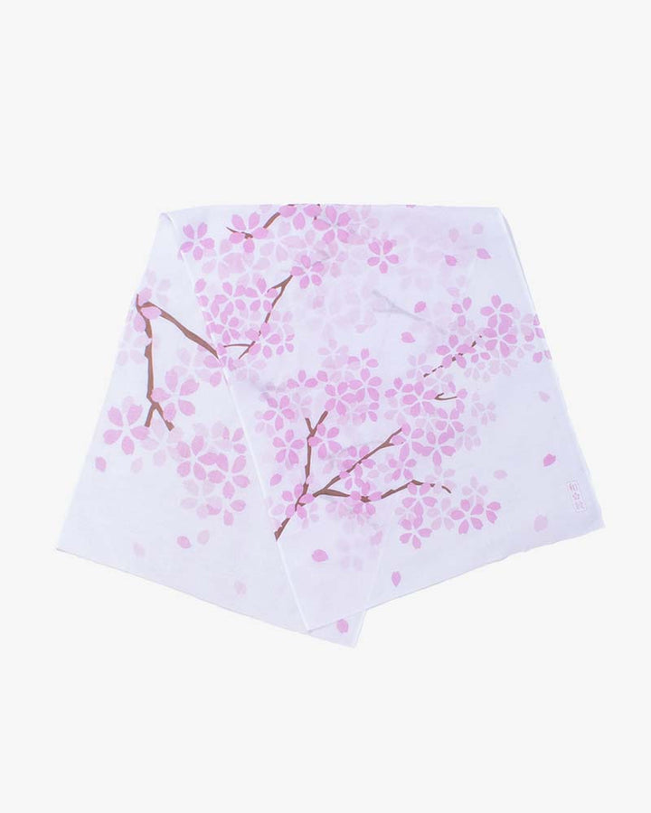 Tenugui, Yuzen-Zome, Shades of Pink Sakura