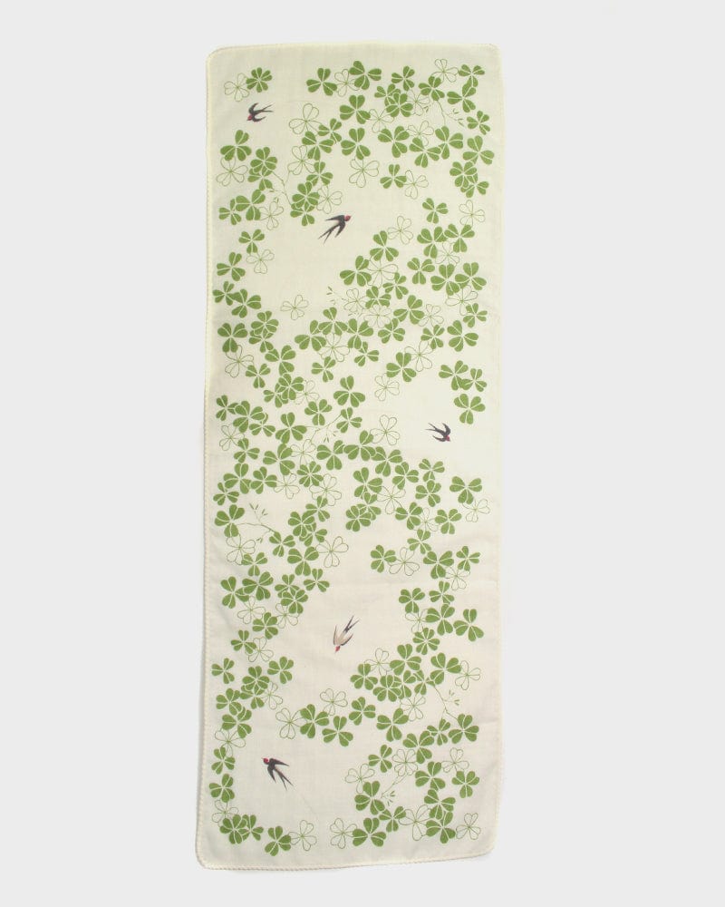 Tenugui, Double Gauze, Fukukoi, Clover and Swallow