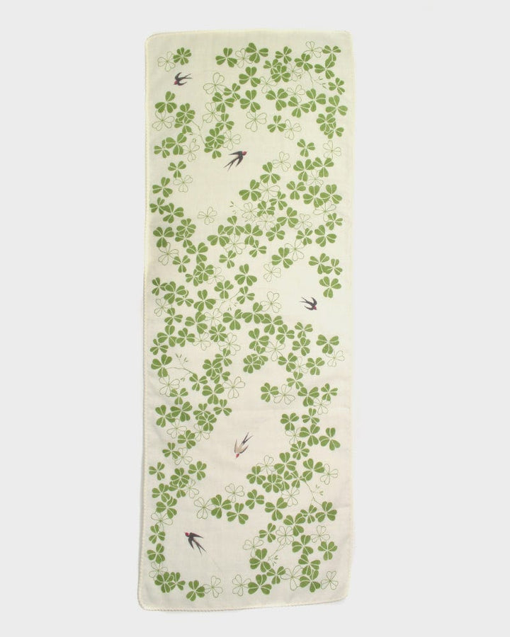 Tenugui, Double Gauze, Fukukoi, Clover and Swallow