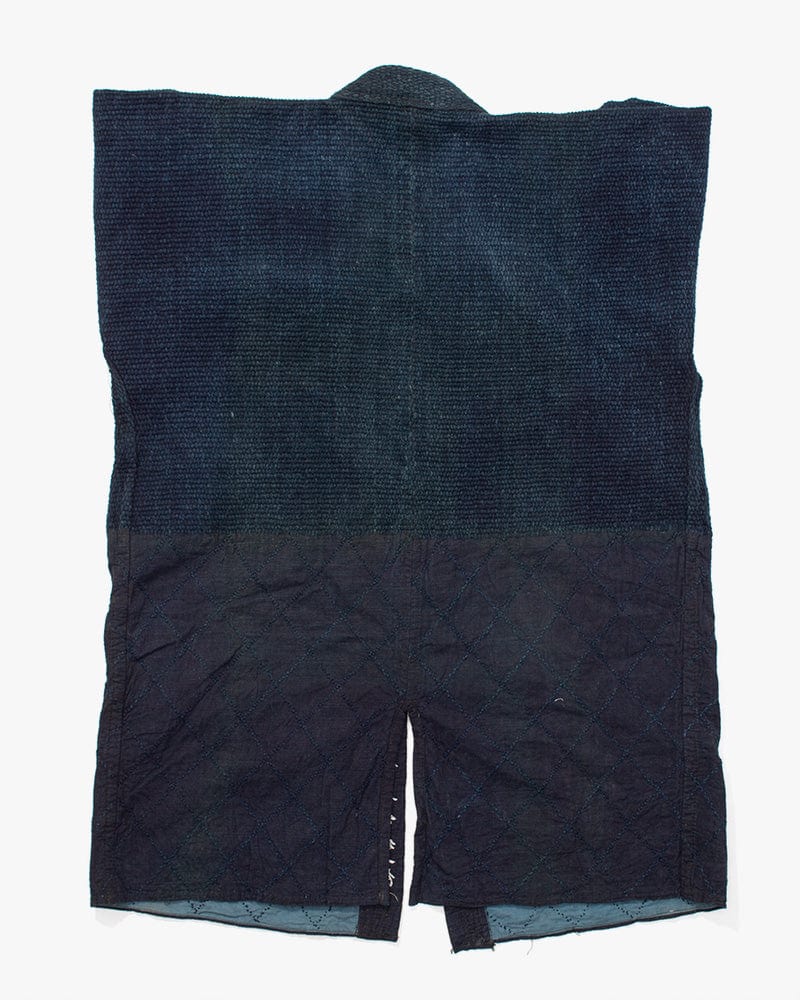 Vintage Dougi Jacket, Fully Hand Sashiko Stitched, Indigo, Isaka