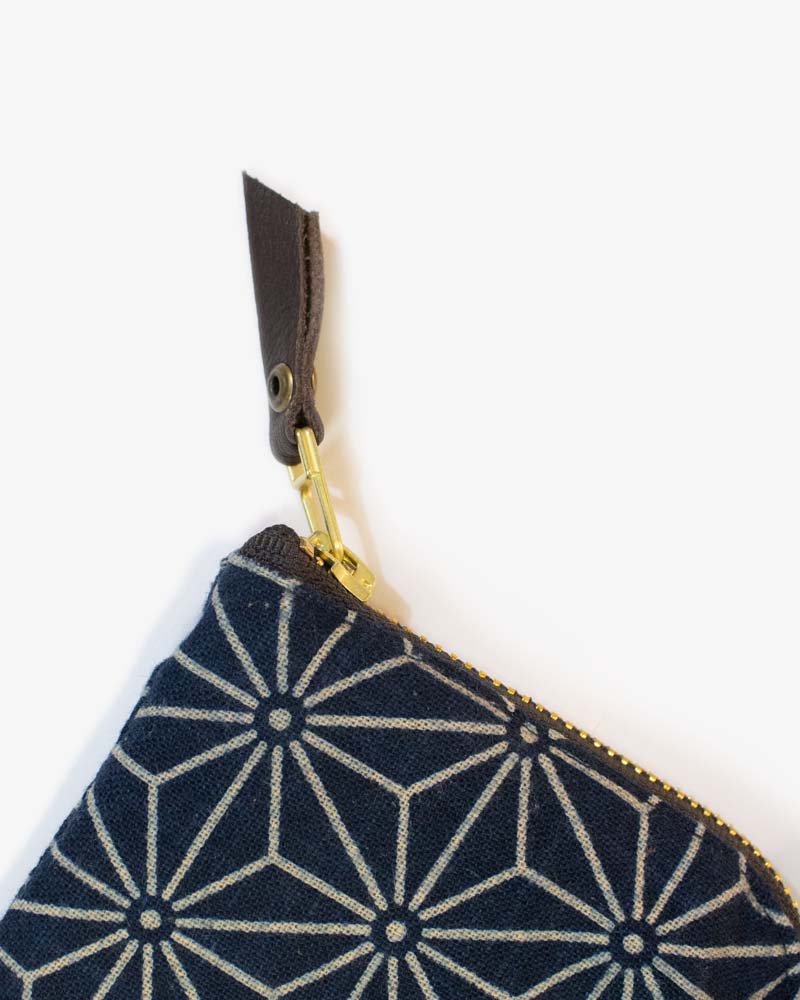 Zipper Wallet, Asanoha